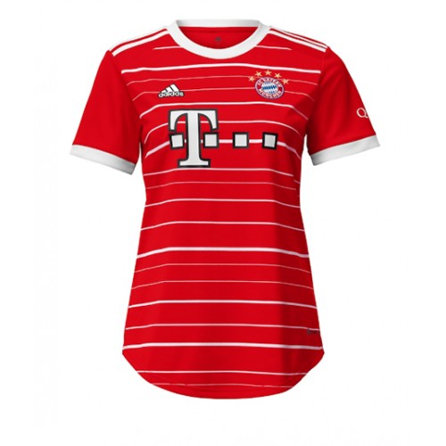 Bayern Munich Joshua Kimmich #6 Hjemmedrakt Kvinner 2022-23 Kortermet Bayern Munich Joshua Kimmich #6 Hjemmedrakt Kvinner 2022-23 Kortermet